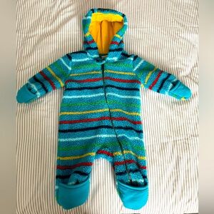 Frugi Fleece Bunting / Pramsuit 3-6 months